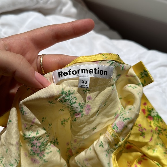 [reformation] Ellery Silk Dress size xs - Picture 2 of 3